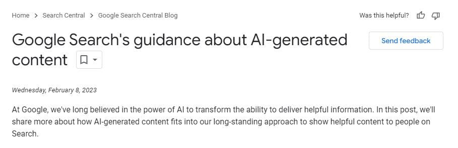 Google and AI