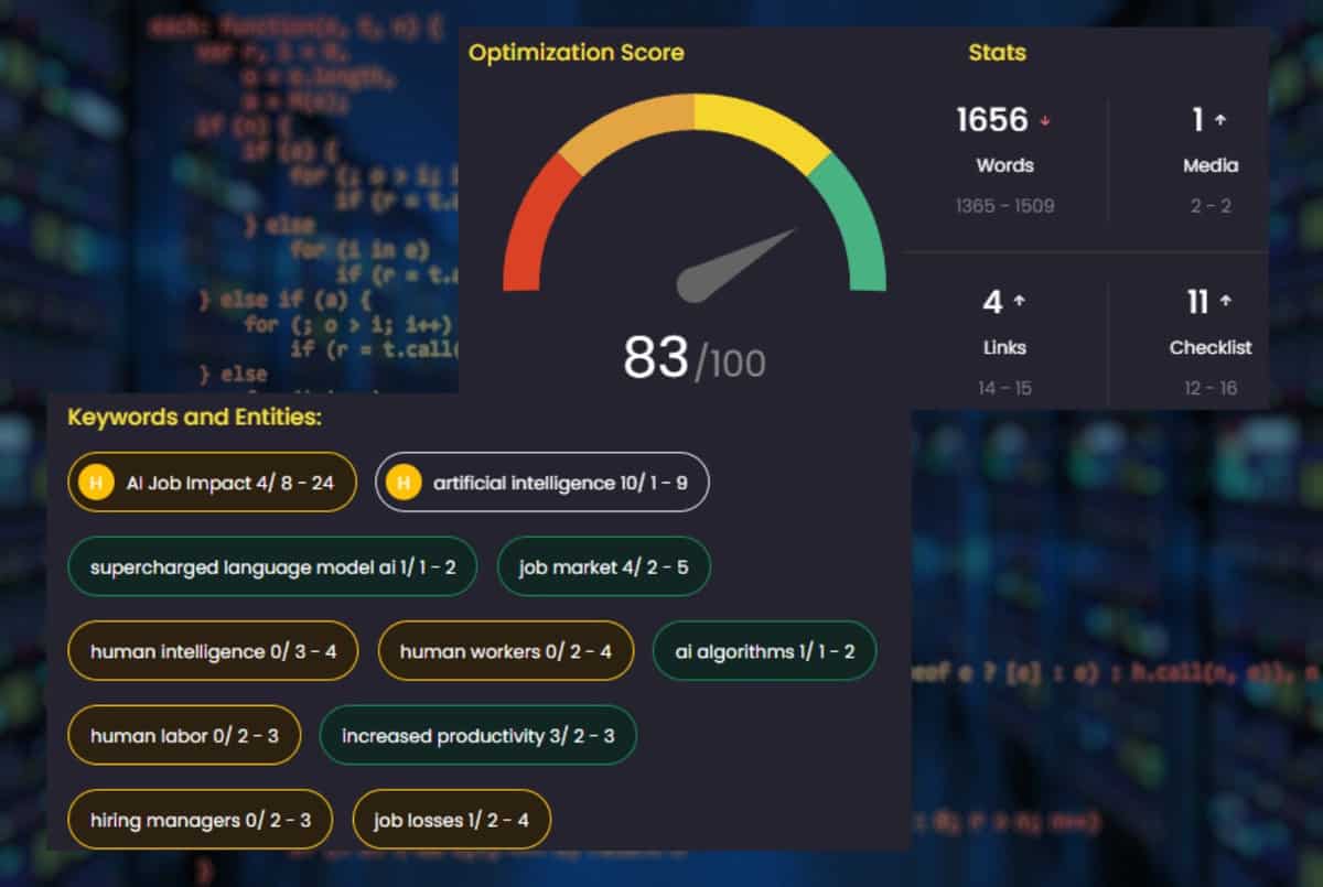 Content at Scale - Semantic Analysis