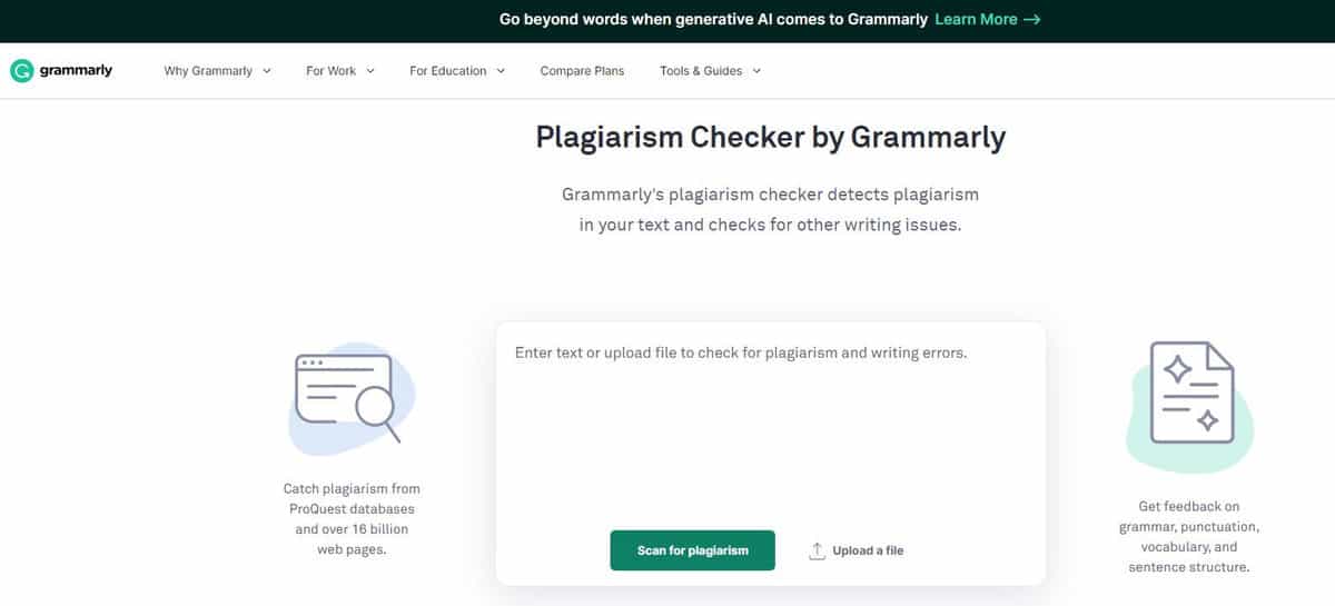 Grammarly Plagiarism Checker