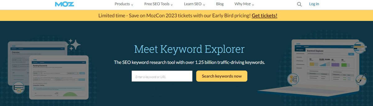 Moz Keyword Explorer